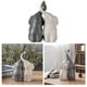 thumbnail image 4 of Gris Y Blanco, Figuras de Cerámica, Arte de Pie, Artesanía, Decoración Del Hogar , Gris blanco, METRO perfecl Elefante Escultura Moderna, 4 of 8