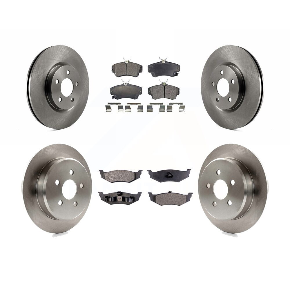 Front Rear Disc Brake Rotors And Ceramic Pads Kit For Chrysler PT