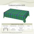thumbnail image 6 of Rectangle Table Cloth, Scottish Clan Snodgrass Tartan Plaid Resistant Washable Tablecloth Decorative Table Cover for Dining, Indoor and Outdoor, 6 of 6