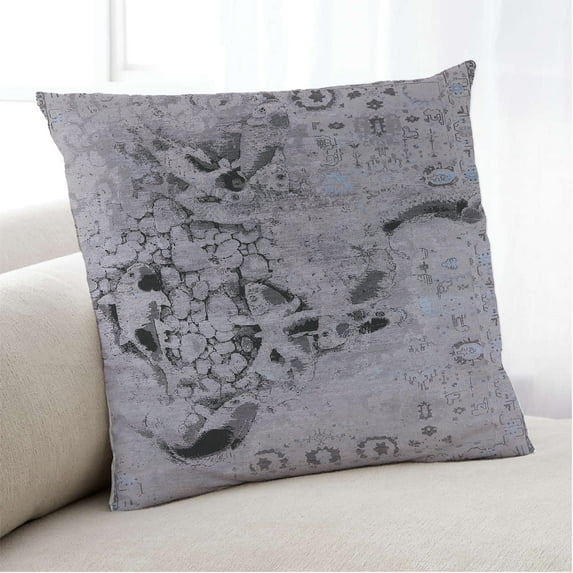 Ahgly Company Indoor Square Mid-Century Modern Throw Pillow, 18 inch by 18 inch