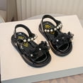 thumbnail image 5 of ZACPNCV Girls Open Toe Sandals LED Light Up Soft Sole Comfort Beach Shoes Summer, 5 of 9