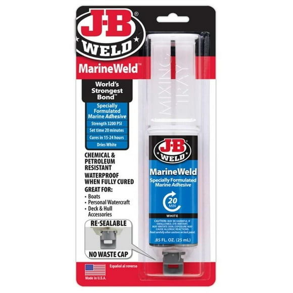 J-B Weld 50172CAN 25ml Marine Weld Epoxy White