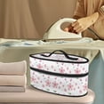 thumbnail image 2 of HELLHERO Cherry Blossom Portable Iron Storage Case Polyester Irons Accessories Travel Steam Iron Case Business Trip, Bag Only, 2 of 6