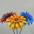 thumbnail image 6 of Outdoor Flower Garden Stake, 12" Outdoor Waterproof Metal Art Stick Flowers,Garden Decor for Women Mom Grandma Halloween Hanging Metal Stakes for Garden,Lawn,Patio (Random Colors), 6 of 9