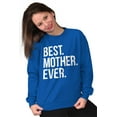 thumbnail image 4 of Best Mom Ever Cute Happy Mothers Day Women Plus Size Crewneck Sweatshirt Brisco Brands 4X, 4 of 5