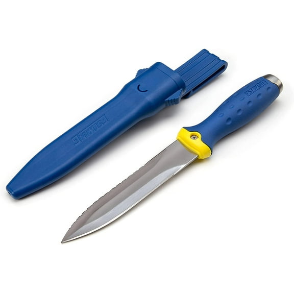 DASAW-5.5-Inch Fixed Blade Double-Edged Duct Knife