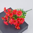 thumbnail image 5 of Flores artificiales de seda con tallos falsos de aspecto realista para decoración del hogar, sala de estar, mesa, oficina y bodas – No requieren mantenimiento., 5 of 5