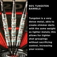 thumbnail image 4 of Viper Diamond Darts 90% Tungsten Soft Tip Dart Set Turquoise Rings, 18 Grams, 4 of 10