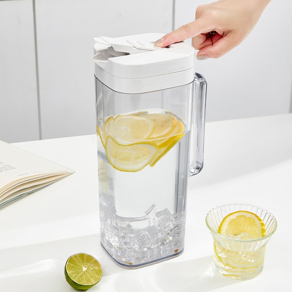 Jesscasday Refrigerator Cold Brew Teapot Water Pitcher with Lid Drink Container Enduring