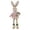 Pink, variant on XIANXIAN Easter Sitting Bunny with Dangling Legs, 23" Plush Rabbits Couple Figurine, Cute Party Favor Photo Props Gifts for Office Kitchen Farmhouse Front Door Spring Home Decor