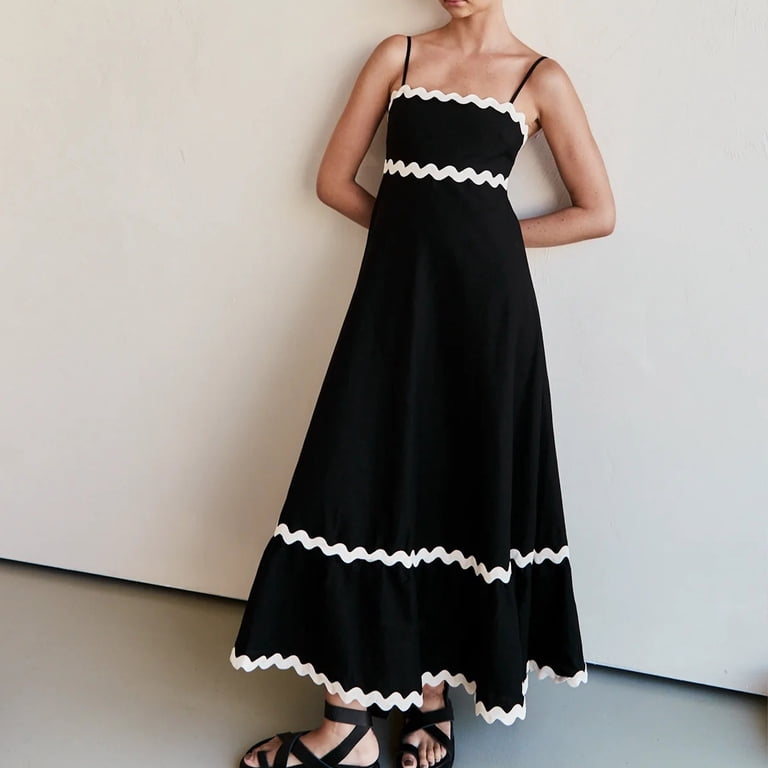slim fit dress slacks Berylove Women White Graduation Dress Square Neck Sheath Satin Midi Formal Dress, White / US20W main image 0