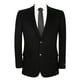 thumbnail image 1 of Chaqueta deportiva tipo blazer AMY ZHU para hombre, mezcla de lana, corte clásico, color negro, 1 of 5
