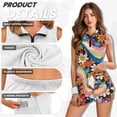 thumbnail image 5 of Pzuqiu Hippie Flower Golf Clothes for Women Sleeveless Athletic Sports Workout Dresses Size M Stretchy Trendy Pullover Workout Dress Versatile Running Outdoor Tops Fashion, 5 of 7