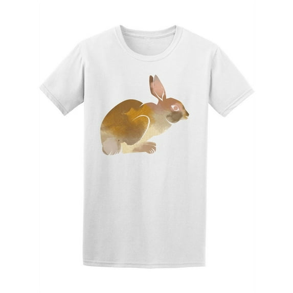 Abstract Watercolor Rabbit T-Shirt Men -Image by Shutterstock, Male Small