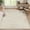 5' x 7' (Rectangular), variant on Washable Area Rug 5x7 - Stain Resistant, Non Slip, Foldable, Beige