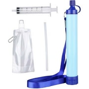 Zardwill Portable Survival Water Filter Straw Purifier System Camping Hiking Emergency