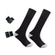 thumbnail image 1 of Calcetines térmicos para clima frío y cálidos para hombres y mujeres, ideales para acampar, hacer senderismo, pescar esquiar. Negro y gris, 1 of 6