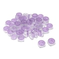 thumbnail image 4 of Tarros Cuadrados de 50 Piezas, Juego de Recipientes de Plástico para Cosméticos con Tapa para Muestra de Cremas Líquidas, 5 Gramos, Accesorios de Púrpura Sunnimix Frascos de cosméticos vacíos, 4 of 8
