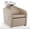 Beige, variant on BarberPub Salon Shampoo Station with Porcelain Wash Bowl, Backwash Shampoo Chair for Spa Beauty Salon, Beige