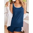 thumbnail image 4 of Avidlove Womens Pajamas Sets Soft Tank Top and Shorts Set Sleeveless Racerback Cami Sleepwear 2 Piece Summer Nightwear, 4 of 5