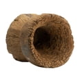 thumbnail image 4 of 14 Inch Stool Table, Rustic Style, Tree Log Design, Distressed Wood Brown, Saltoro Sherpi, 4 of 5