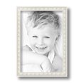 thumbnail image 2 of ArtToFrames 7" x 10" White Square Star Emboss Picture Frame, 7x10 inch White Wood Poster Frame (WOM-5125),  Pack, 2 of 7