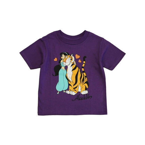 Disney Aladdin Toddler Girls' Jasmine Rajah Hug Tee