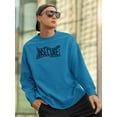 thumbnail image 2 of Insecure Slanted Slogan Sweatshirt Men -Image by Shutterstock, Male 5X-Large, 2 of 4