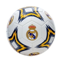 Icon Sports Real Madrid CF Soccer Ball Official Licensed - Size 5, Kaleidoscope White