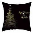 thumbnail image 2 of LSLJS Décorative Housse de Coussin de Noël, Housse de Coussin en Coton et Lin pour Canapé, Décorations de Noël, 2 of 3