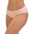 thumbnail image 4 of FAB CURVES Women's Period Underwear Mid-Rised Hipster Panties, Available in Plus Size S Light Pink, 4 of 4
