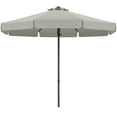 thumbnail image 3 of ABCCANOPY 9ft Outdoor Market Hand Push Patio Umbrella With Hanging Edge,12+Colors, Light Gray, 3 of 8