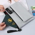 thumbnail image 2 of Inteprter Bolsas de viaje con candado para pertenencias, artículos personales, depósitos bancarios, candado antirrobo para bolsos. Almacenamiento y organización del hogar negro, 2 of 6