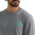 thumbnail image 5 of Wrangler Men's Graphite Heather Long Sleeve T-Shirt 112350067, 5 of 5
