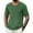 Army Green（mens shirts）, variant on GuangCheng George Mens Tshirts,V-Neck,Solid Color,Soft,Breathable,Lightweight Tees,Comfortable,Casual Tops,Blue,Size XL