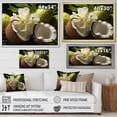 thumbnail image 4 of Designart "Coconut in Seamless" Food & Beverage Floater Framed Wall Art Print, 4 of 7