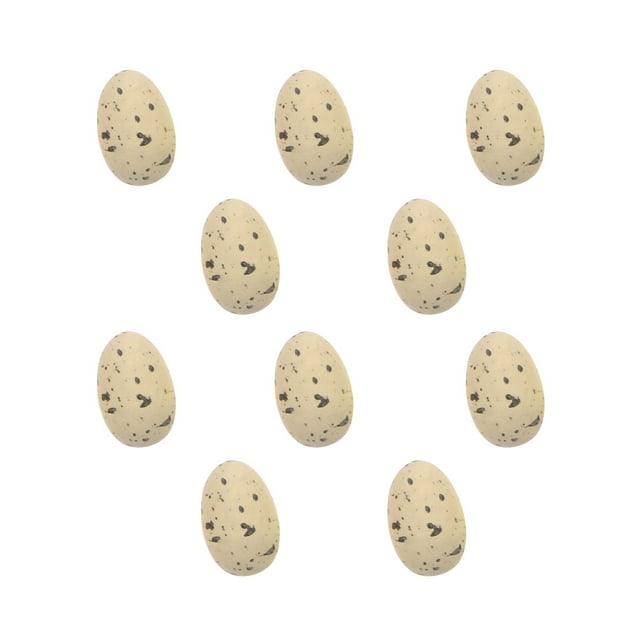 10Pcs Simulation Colorful Plastic Easter-Eggs Bright Plasticeggs Decorations Diy