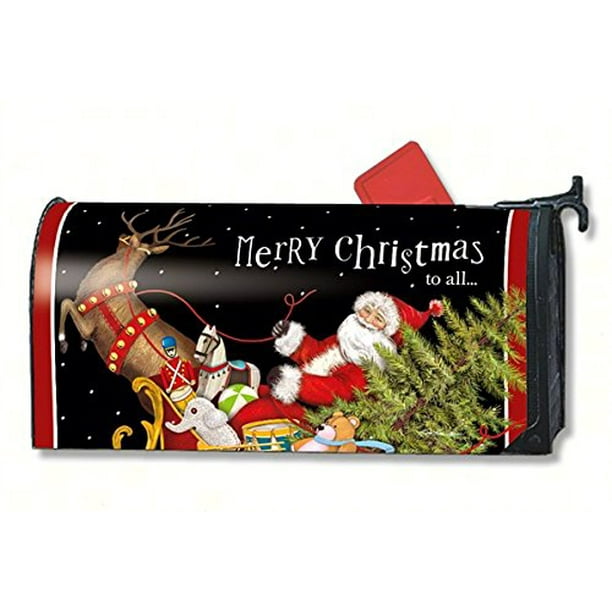 Santa's Sleigh Mailbox Cover 01245, Part of Works collection of