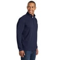 thumbnail image 4 of Sport-Tek Tall Sport Wick Stretch 1/2 Zip Pullover-3XLT (True Navy), 4 of 6