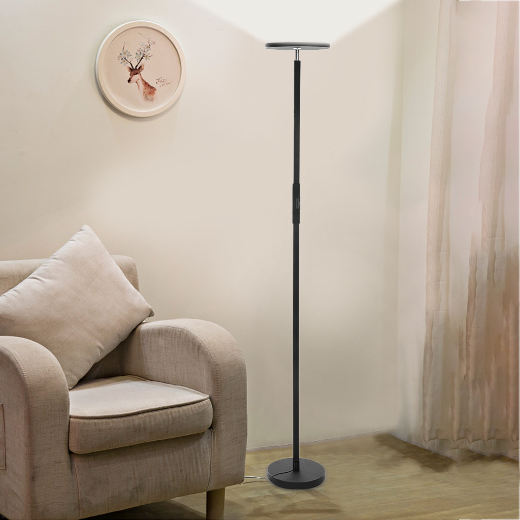 Morningtime Dimmable LED Floor Lamps Tall Standing Modern Pole Light