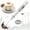 White, variant on MOJINO Milk Frother, Rechargeable Handheld Milk Frother Wand, with 3 Heads Coffee Whisk Foam Mixer, 3 Speeds Electric Blender for Latte, Cappuccino, Hot Chocolate, Matcha, Egg, Black