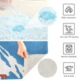 thumbnail image 3 of Yayeee Bath Rug for Bathroom Floor Non Slip Rectangle Fluffy Soft Absorbent Mat, 16"x24", Snow Mountain, 3 of 7