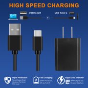 5FT Newest Charger for Samsung TV Replacement Remote Control USB Type- C Charging Cable