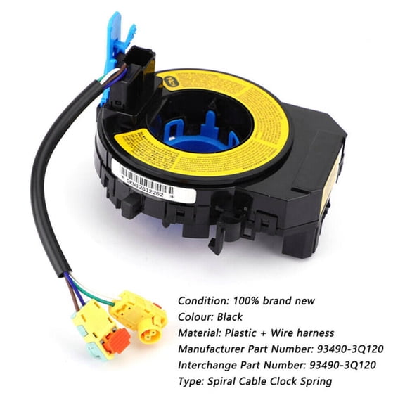 For Hyundai 93490-3Q120 SRS Clock Spring For 2009-15 Sonata 2011-13 Elantra USA