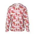 thumbnail image 2 of Lsque Cute Watermelon UPF 50+ Lightweight Sun Protection Men's Women's Long Sleeve Shirt, Hoodie Performance -X-Large, 2 of 9