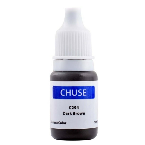 CHUSE PMU Pigmentos para cejas 0.35oz/10ml (C294 Marrón oscuro)