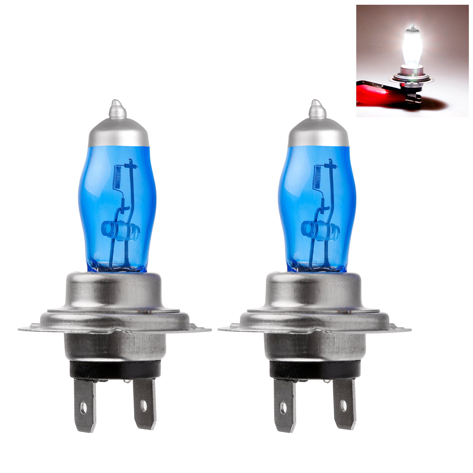 2pcs Auto Car H7 HID 12V 55W Xenon Super White Headlight Halogen Bulbs Lamp