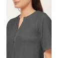 thumbnail image 5 of Moomaya Sleepwear, Solid Night Dress For Women, Jersey Sleep Shirt Lounge Dress, 5 of 8
