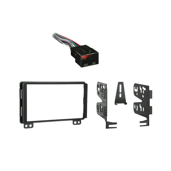 Fits Mercury Mountaineer 04-05 Audiophile Sys wo Sub DDIN Radio Harness Dash Kit