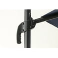 thumbnail image 4 of Mainstays 10’ Navy Blue Octagon Outdoor Tilting Cantilever Offset Patio Umbrella with Weighted Base and 360 Degree Rotation, 4 of 9